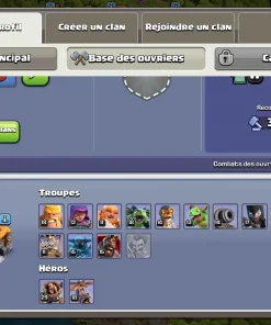 Achat compte clash of clans