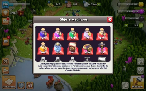 Vendre compte clash of clans