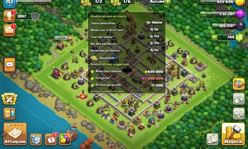 Achat compte clash of clans