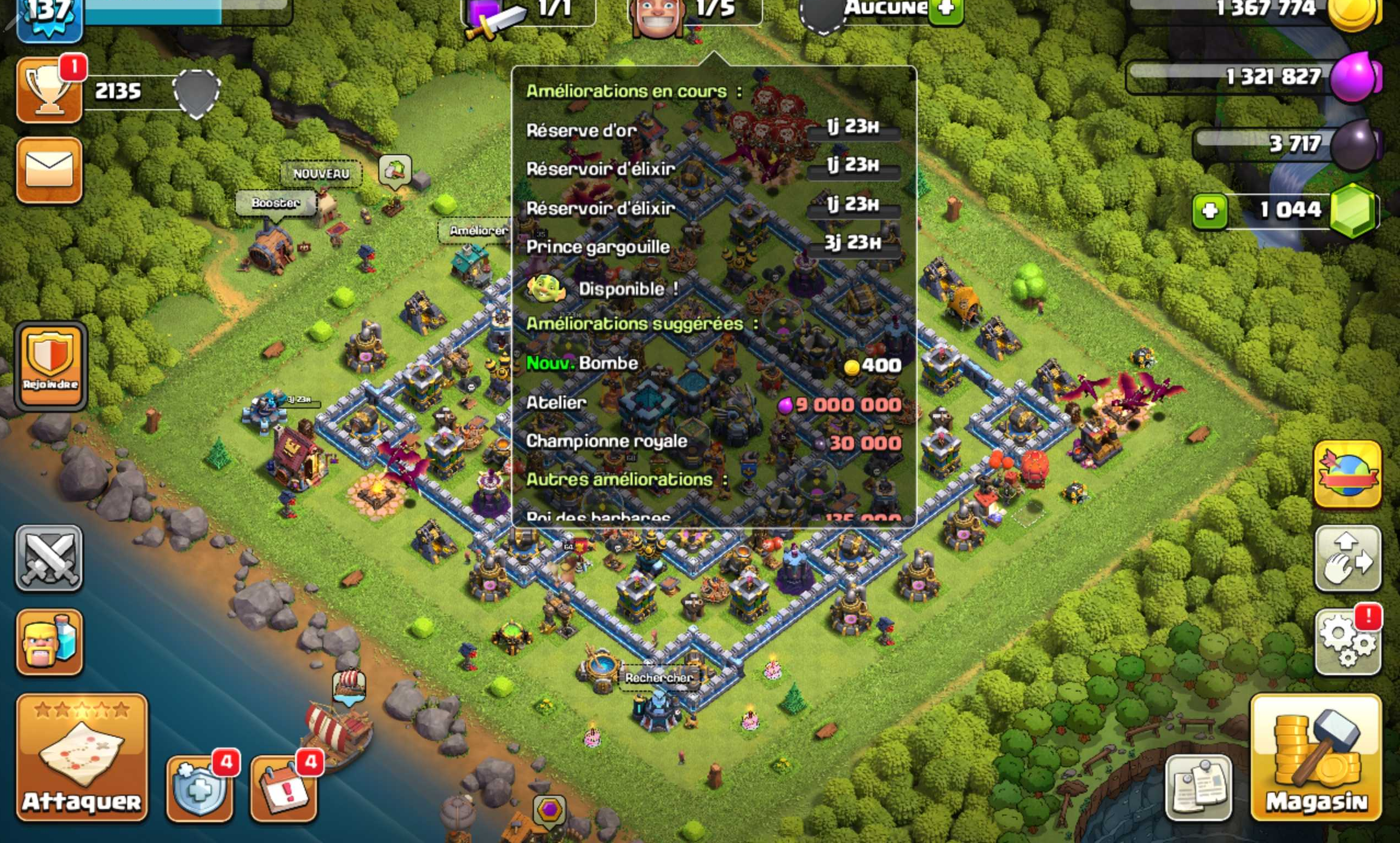 Achat compte clash of clans