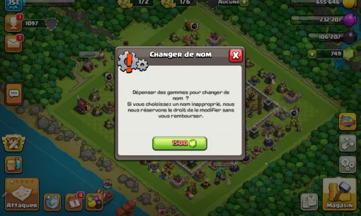 Achat compte clash of clans