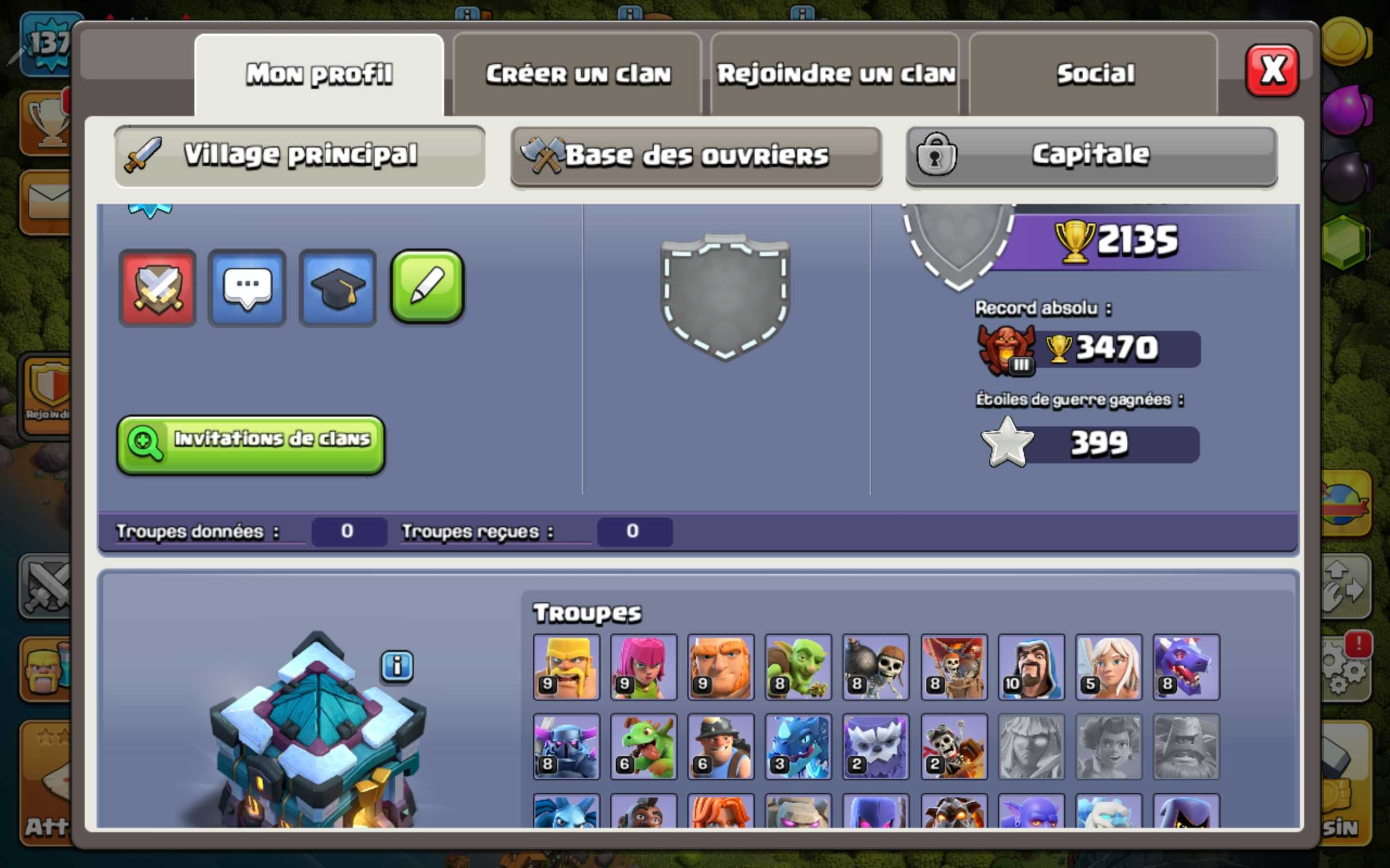 Achat compte clash of clans