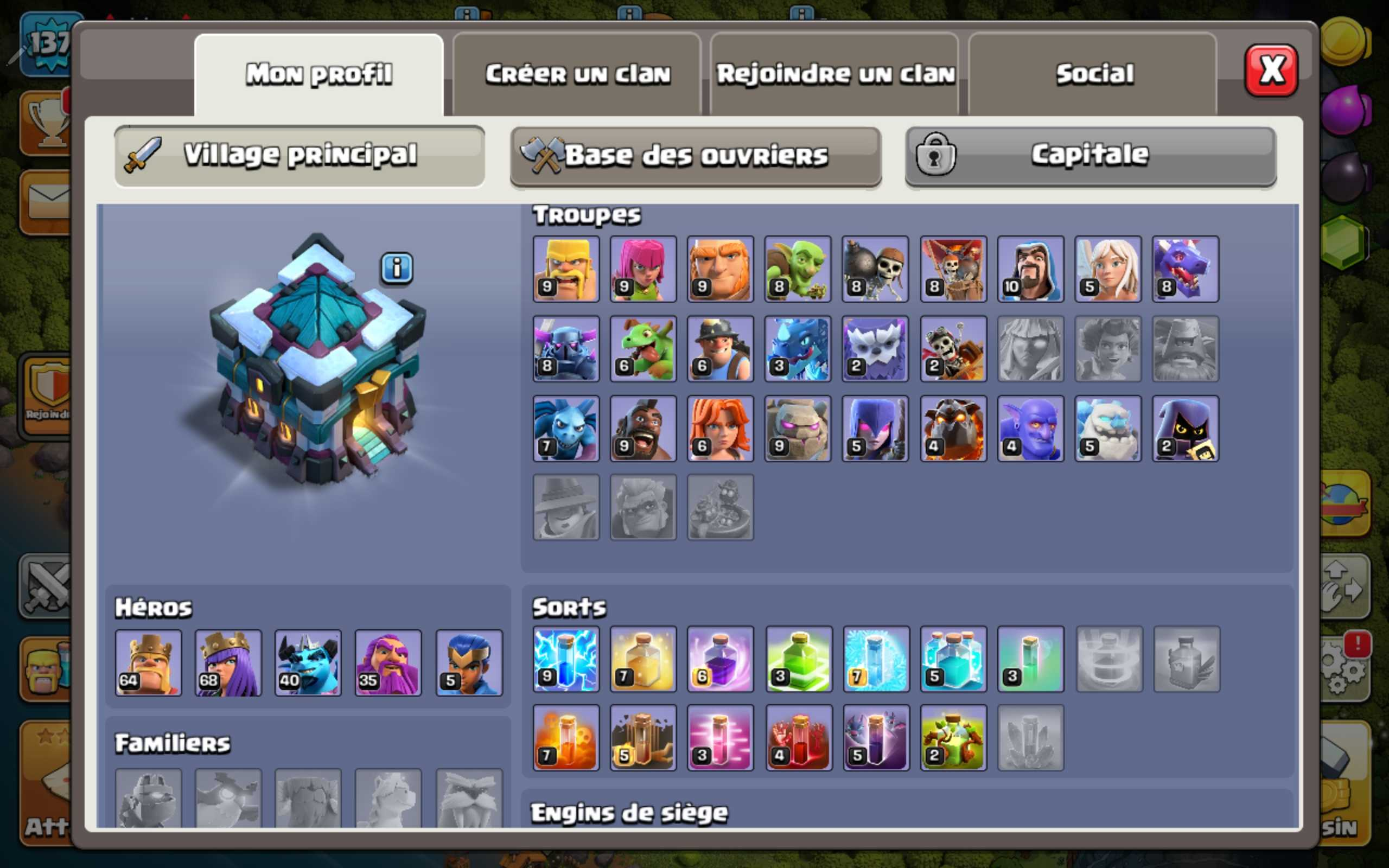 Achat compte clash of clans