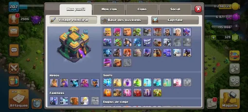 Achat compte clash of clans