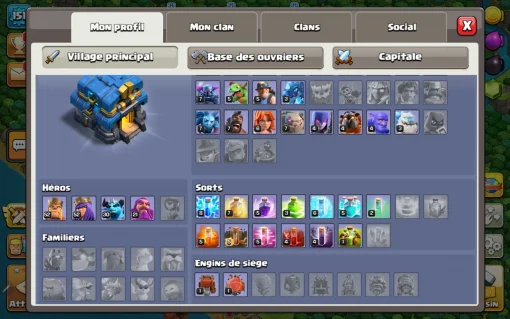 Achat compte clash of clans