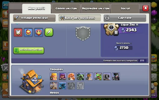Achat compte clash of clans