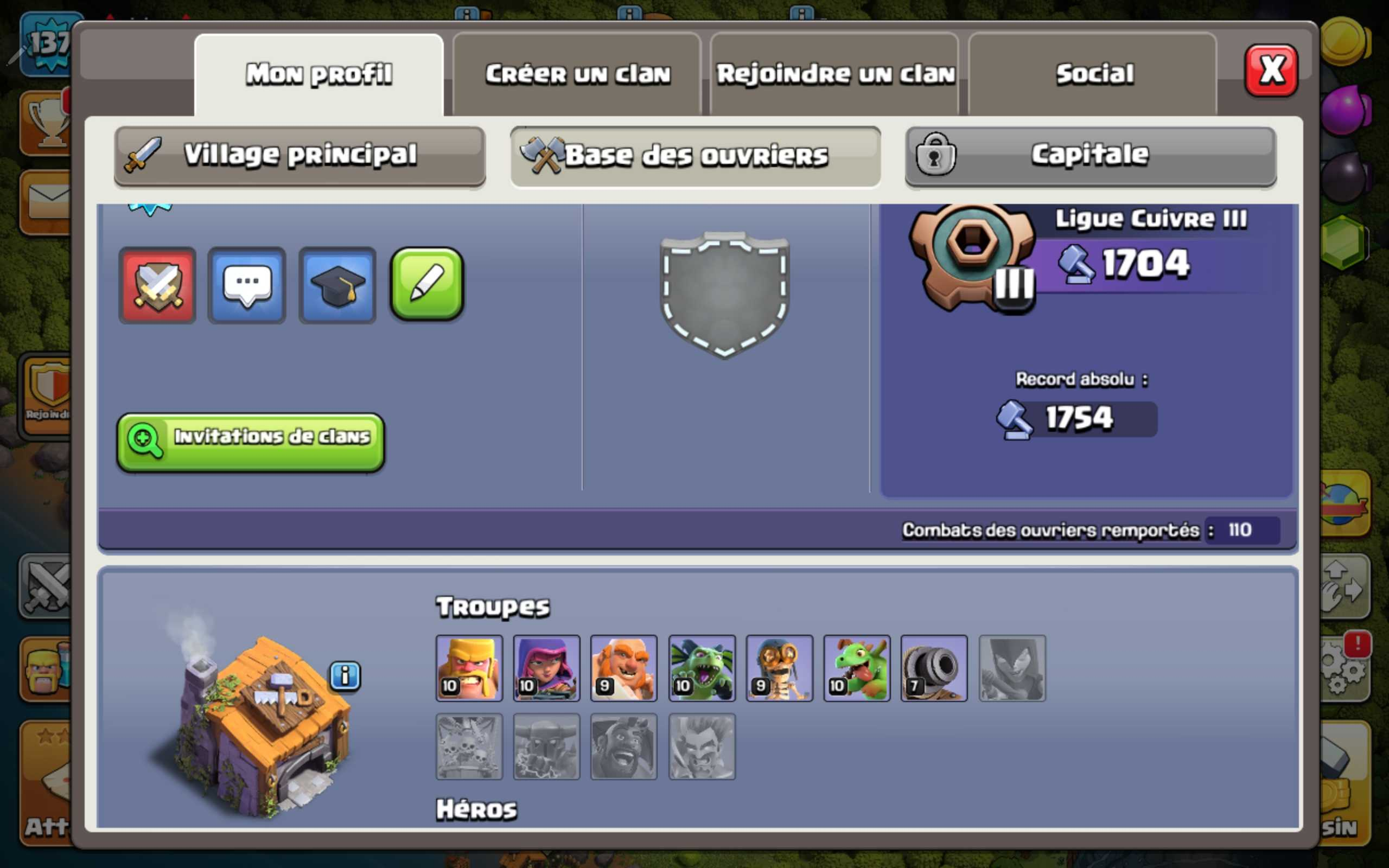 Achat compte clash of clans