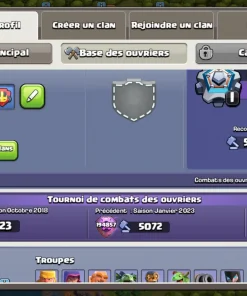 Achat compte clash of clans