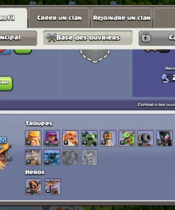 Achat compte clash of clans