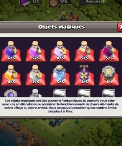Achat compte clash of clans