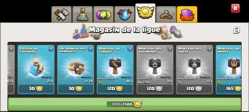 Achat compte clash of clans