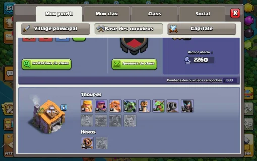 Achat compte clash of clans