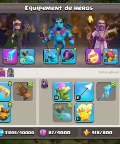 Achat compte clash of clans