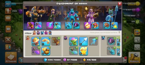 Achat compte clash of clans