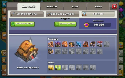 Achat compte clash of clans