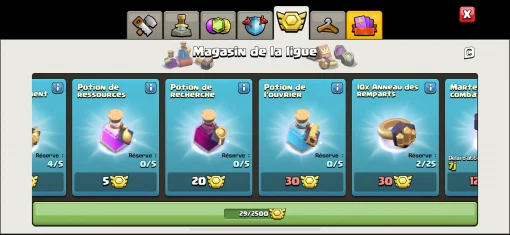 Achat compte clash of clans