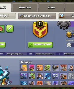 Achat compte clash of clans vente compte clash of clan
