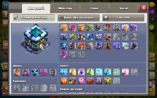 Achat compte clash of clans vente compte clash of clan