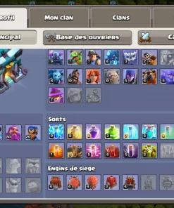 Achat compte clash of clans vente compte clash of clan