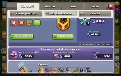 Achat compte clash of clans vente compte clash of clan