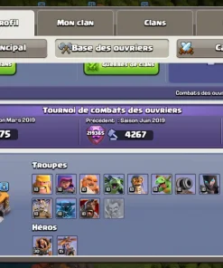 Achat compte clash of clans vente compte clash of clan