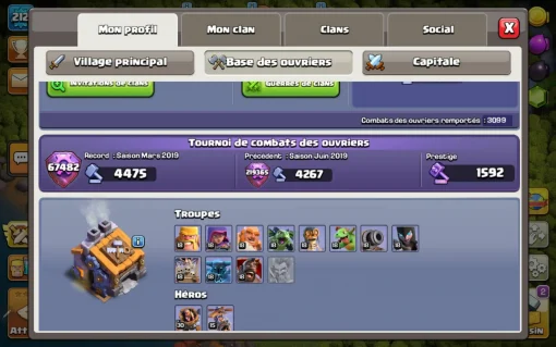 Achat compte clash of clans vente compte clash of clan
