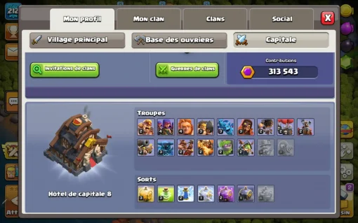 Achat compte clash of clans vente compte clash of clan