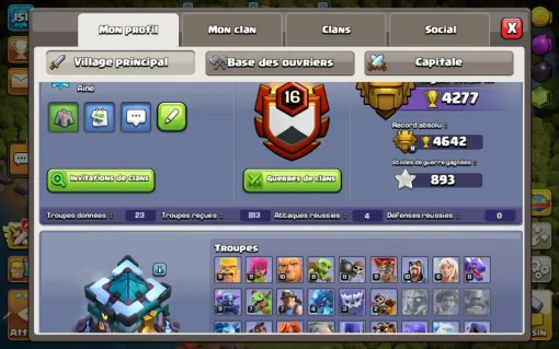 Achat compte clash of clans vente compte clash of clans