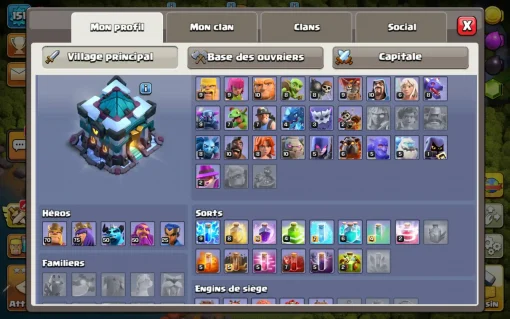Achat compte clash of clans vente compte clash of clans
