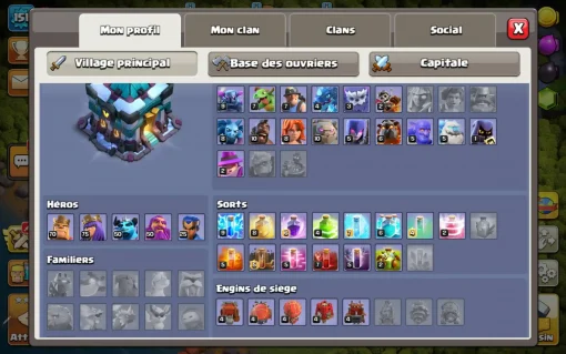 Achat compte clash of clans vente compte clash of clans