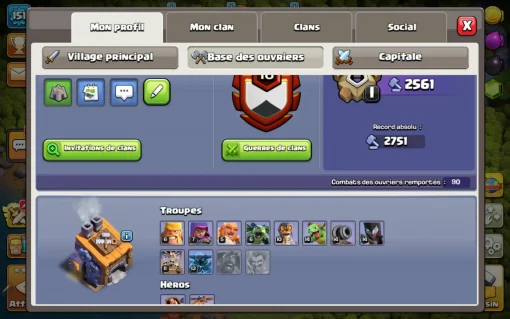 Achat compte clash of clans vente compte clash of clans