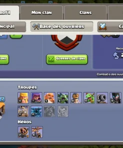Achat compte clash of clans vente compte clash of clans