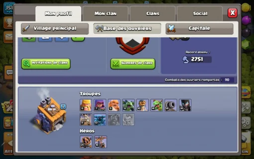 Achat compte clash of clans vente compte clash of clans