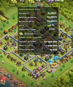 Acheter compte clash of clans