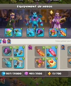 Acheter compte clash of clans