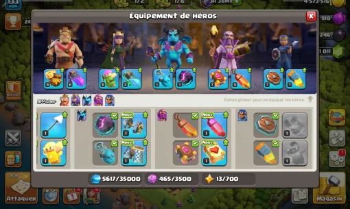 Acheter compte clash of clans