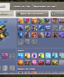 Acheter compte clash of clans