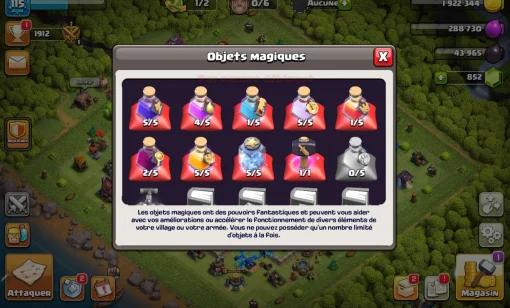 Acheter compte clash of clans