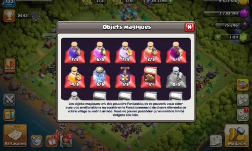 Acheter compte clash of clans