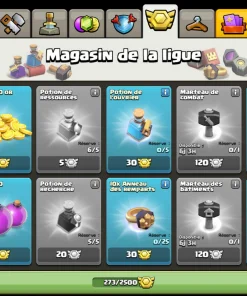 Acheter compte clash of clans