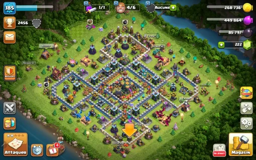 Vendre compte clash of clans