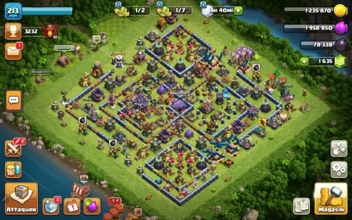 Vendre compte clash of clans