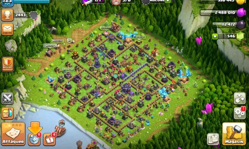 Vendre compte clash of clans