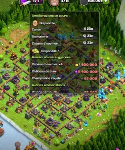 Vendre compte clash of clans