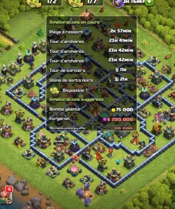 Vendre compte clash of clans