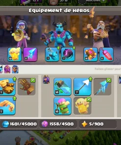 Vendre compte clash of clans