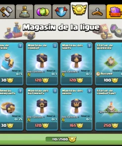 Vendre compte clash of clans