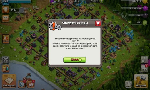 Vendre compte clash of clans