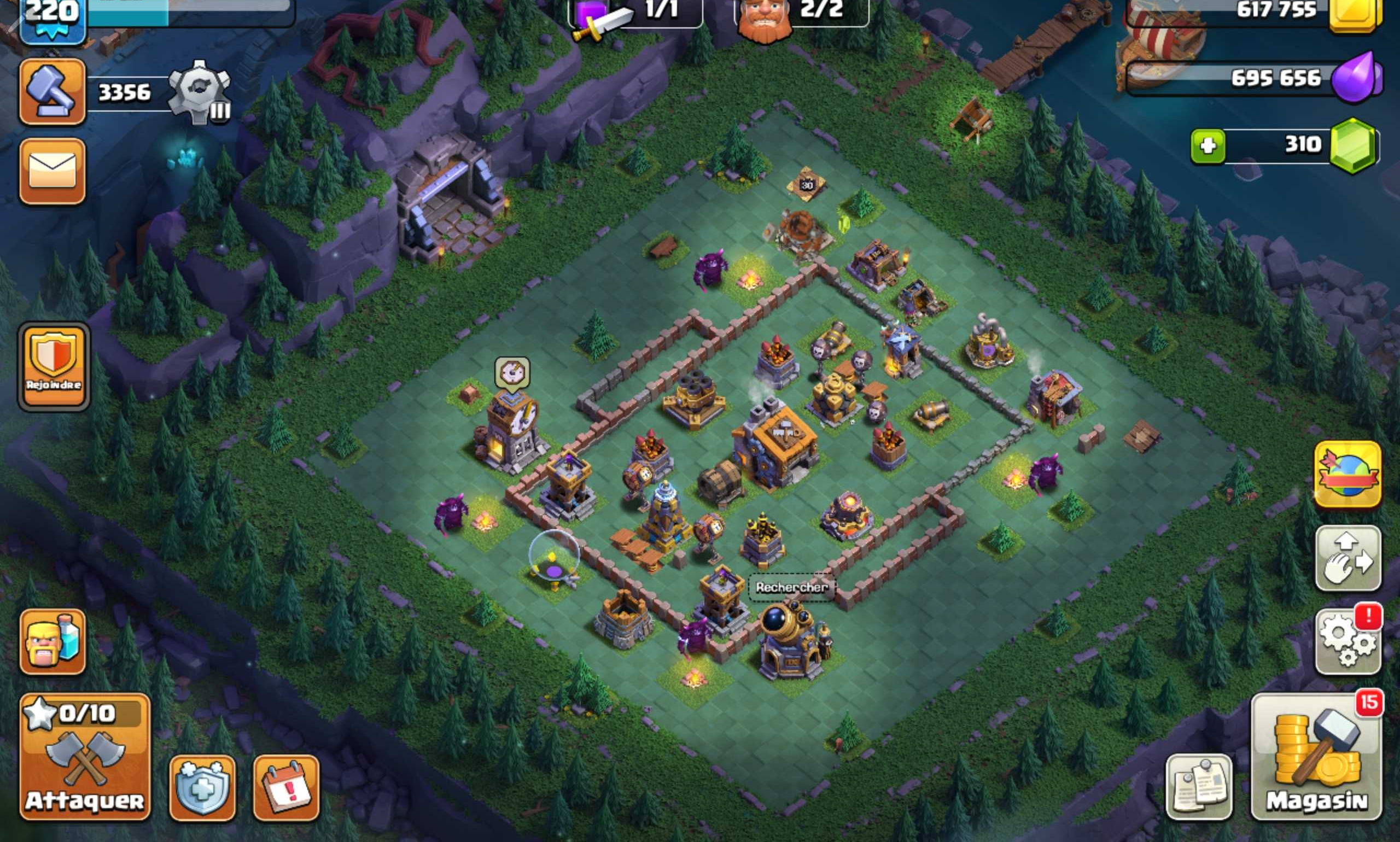 Vendre compte clash of clans