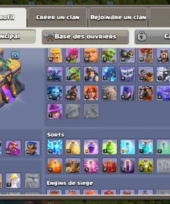 Vendre compte clash of clans